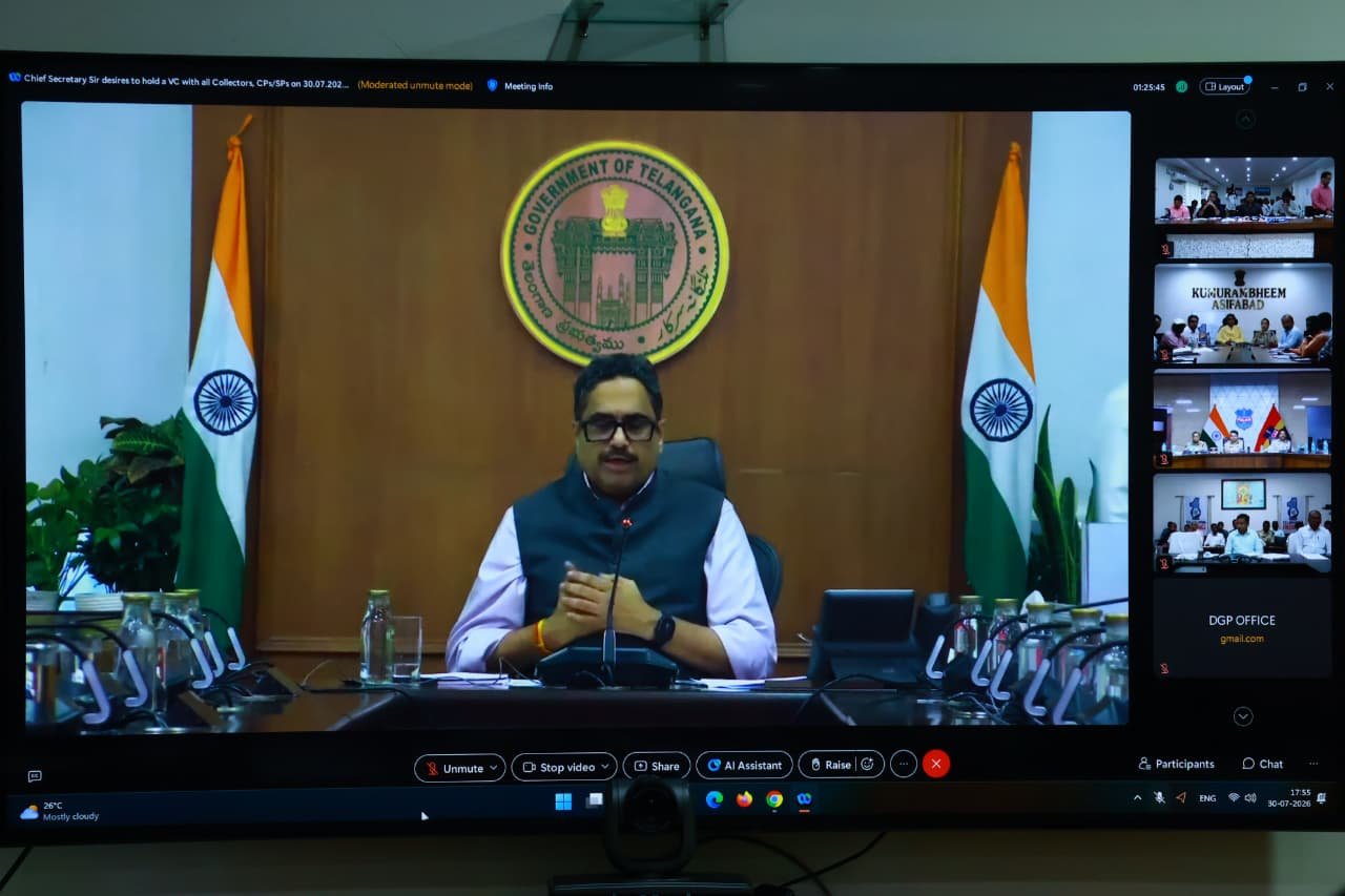 వాతావరణ శాఖ హెచ్చరికల  నేపథ్యంలో  జిల్లా యంత్రాంగాలు అప్రమత్తంగా ఉండాలని : రాష్ట్ర ప్రభుత్వ ప్రధాన కార్యదర్శి సంజయ్ జాజు 